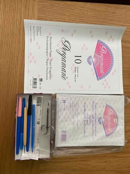 Photo of free Pergamano paper and tools (Keynsham) #1