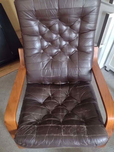 Photo of free Two Leather Armchairs (Brunswick BN3) #4