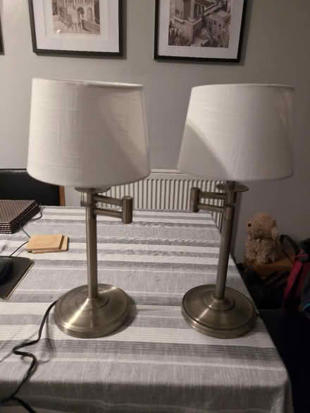 Photo of free Two Brass Lampshades (Saltney, Chester) #1