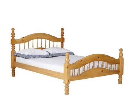 Photo of free Solid Wood Double Bed Frame (Newtown SY16) #1