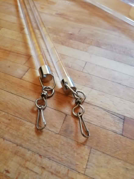 Photo of free 75cm long curtain draw rods (Darshill BA4) #1