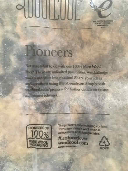 Photo of free Wool packaging (Fairwater CF5) #1