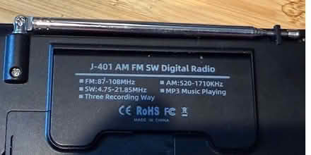 Photo of free Portable radio/recorder (Crown Hill) #4