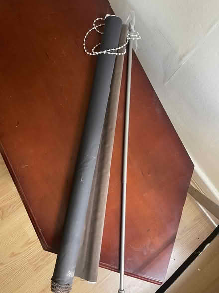 Photo of free Brown roller blind / curtain rod (Wisewood S6) #1