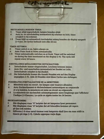 Photo of free Garden lights timer & Sensor (Windsor SL4) #2