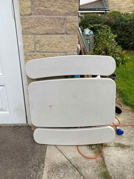 Photo of free Child’s picnic table; folding, very solid (Greaves LA1) #1