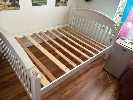 Photo of free White Full Size Bed frame (Mountain View, CA) #1