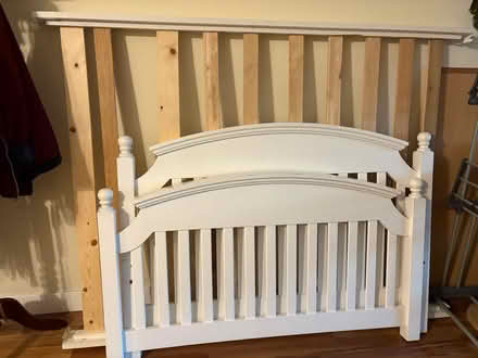 Photo of free White Full Size Bed frame (Mountain View, CA) #2