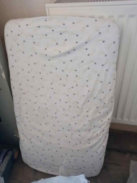Photo of free Next to me cot mattress and sheets (Abergavenny NP7) #1