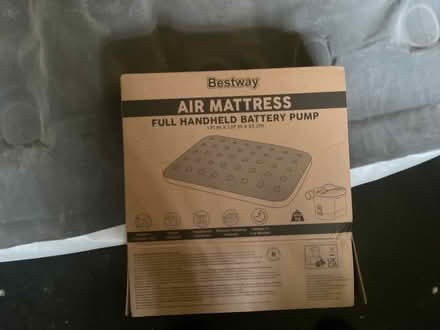 Photo of free Air Mattress with Battery Pump with spare batteries (Astley Bridge BL1) #2