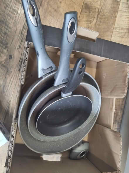 Photo of free Assorted pans (Bottoms OL14) #1