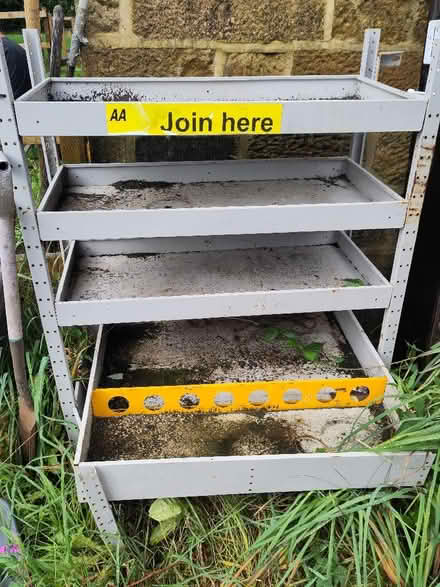 Photo of free Metal shelves (Bottoms OL14) #1