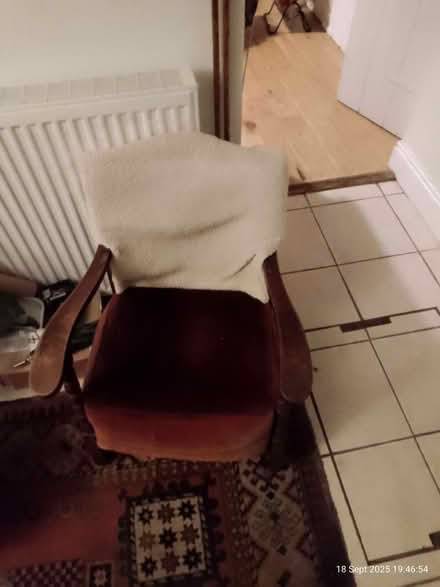 Photo of free Wooden framed child's arm chair (Round Hill BN2) #1