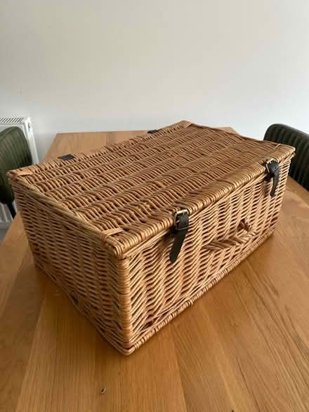 Photo of free Wicker picnic/storage basket (West Didsbury Manchester M20) #1