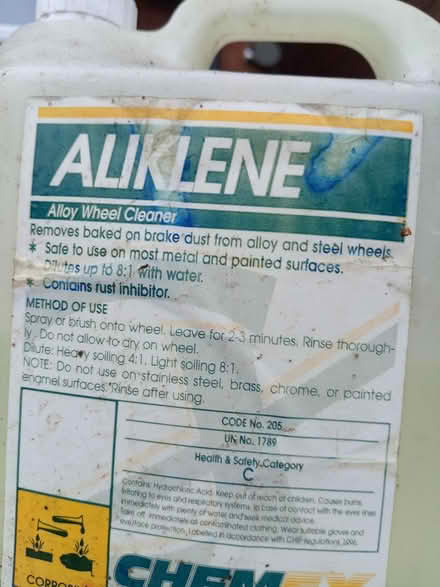 Photo of free Alloy Wheel and chrome cleaner (Dudley DY3) #1