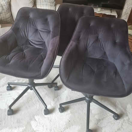 Photo of free Black swivel chairs (SK7 Hazel grove) #1