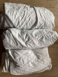 Photo of free PRESTEIGNE: Three UK standard double mattress protectors (Presteigne LD8) #2