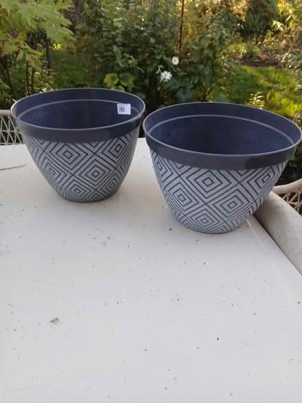 Photo of free Plant pots x2 (TW12) #1
