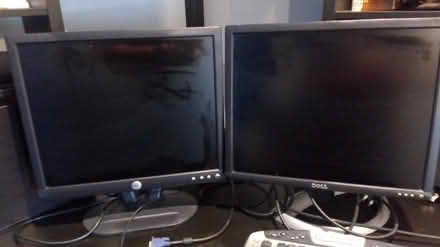 Photo of free Two Dell flat screen monitors (Wark Northumberland.) #1