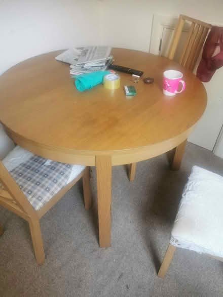 Photo of free table whit chairs (BH1 1HY) #1