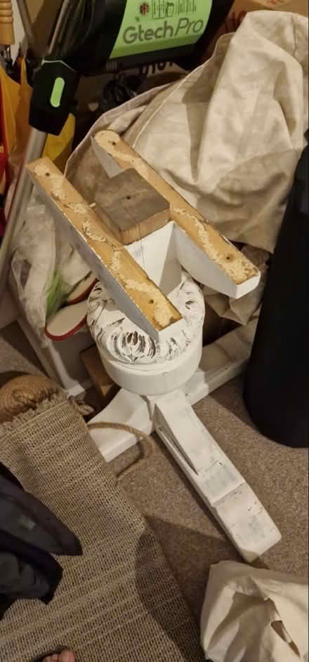 Photo of free Wood table pedestal (St Leonard’s TN38) #1