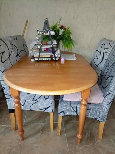 Photo of free Table with 5 dinning chairs (Coseley WV14) #2