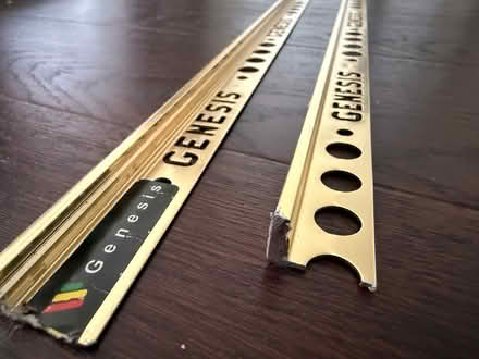 Photo of free Genesis gold tile trim (Stretford M32) #3