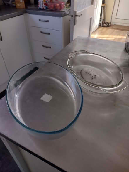Photo of free Large glass casseroles (Alresford CO7) #1