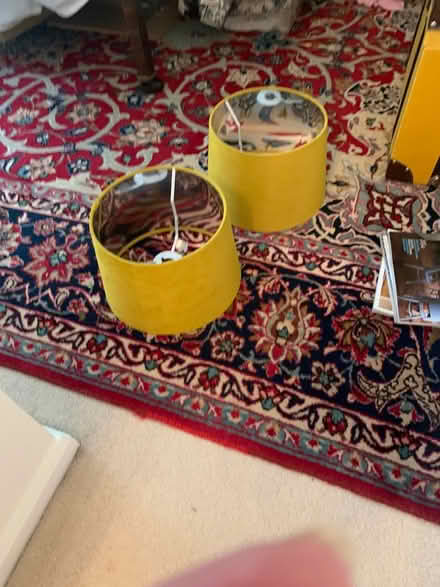 Photo of free 2 matching lamp shades (BN20) #4