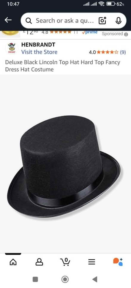 Photo of free Top hat - Fancy dress (Ilford IG1) #1