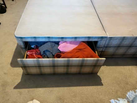 Photo of free double divan bed base - 2 drawers (BR3 1rq) #2