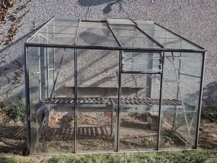 Photo of free Lean-to Greenhouse Glass Aluminium 7'7" x 6' x 8'2" (Barnhill DD5) #1