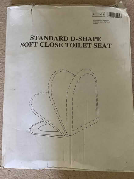 Photo of free New Soft Close D shape Toilet Seat - Never Used (Hertford SG14) #2