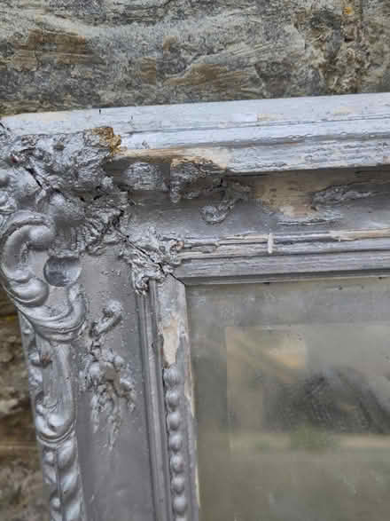 Photo of free Large mirror silver painted frame (Saint Leonards TN38) #2