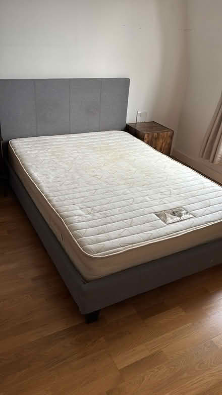 Photo of free 1x double mattress (excl. bed) (N7) (N7 8bw) #1