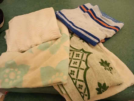 Photo of free Five old cotton towels for rags (Bromham MK43) #1