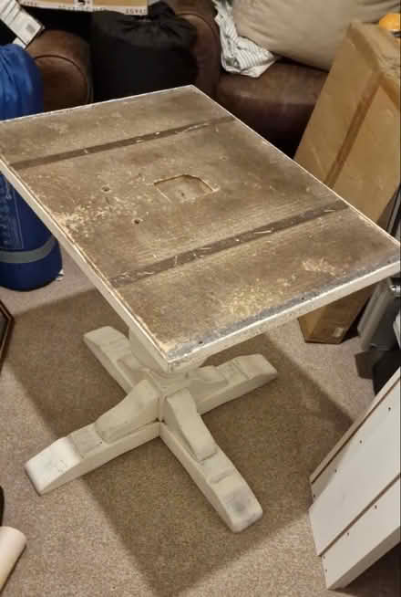 Photo of free Wood table pedestal (St Leonard’s TN38) #4