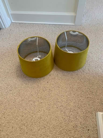 Photo of free 2 matching lamp shades (BN20) #2