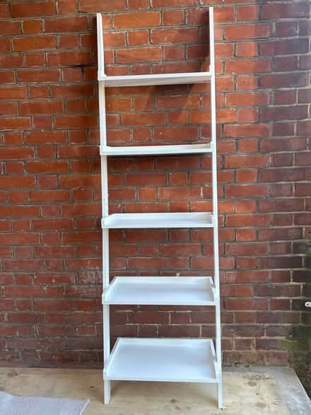 Photo of free White ladder decorative display shelves (Wimbledon Village SW19) #1