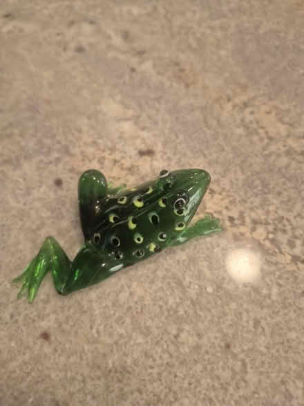 Photo of free Decorative Glass Frog (Abington) #2
