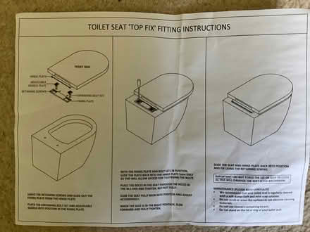 Photo of free New Soft Close D shape Toilet Seat - Never Used (Hertford SG14) #3