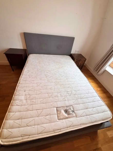 Photo of free Used double bed & mattress (N7 8bw) #3