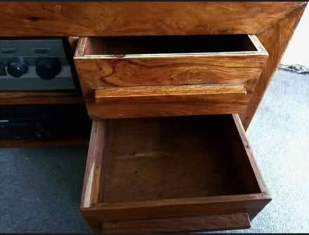 Photo of free Media dark wood unit (Branston DE14) #2