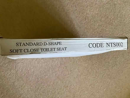 Photo of free New Soft Close D shape Toilet Seat - Never Used (Hertford SG14) #4