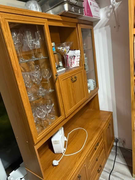 Photo of free wooden cabinet (Staines) #1