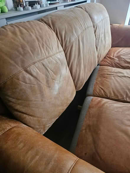Photo of free Brown 3 seat sofa (NE8) (Gateshead (NE8)) #2