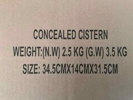 Photo of free Concealed Cistern - Never Used (Hertford SG14) #2