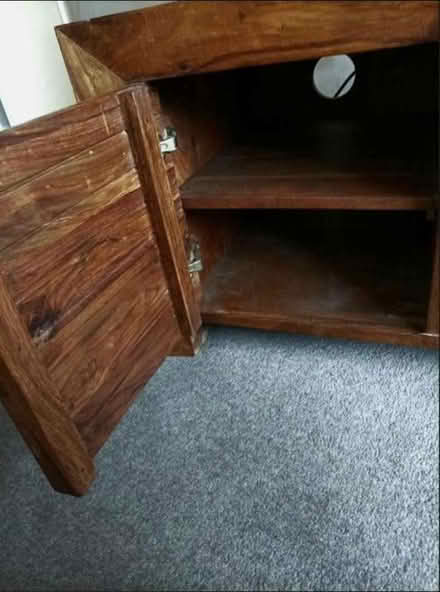 Photo of free Media dark wood unit (Branston DE14) #3