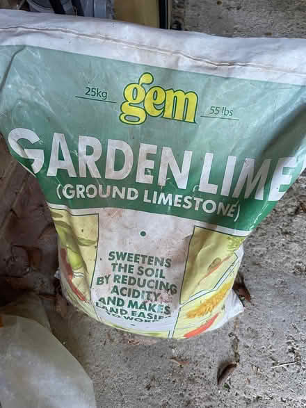 Photo of free Bag of garden lime (Lexden CO3) #1