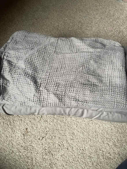 Photo of free Grey waffle Double bedding (WA12) #1